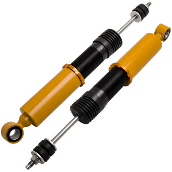 Coilovers Spring Shocks Strut Kit compatible for Toyota Yaris 13-17 Rear + Front Adj Height Lowering Kit