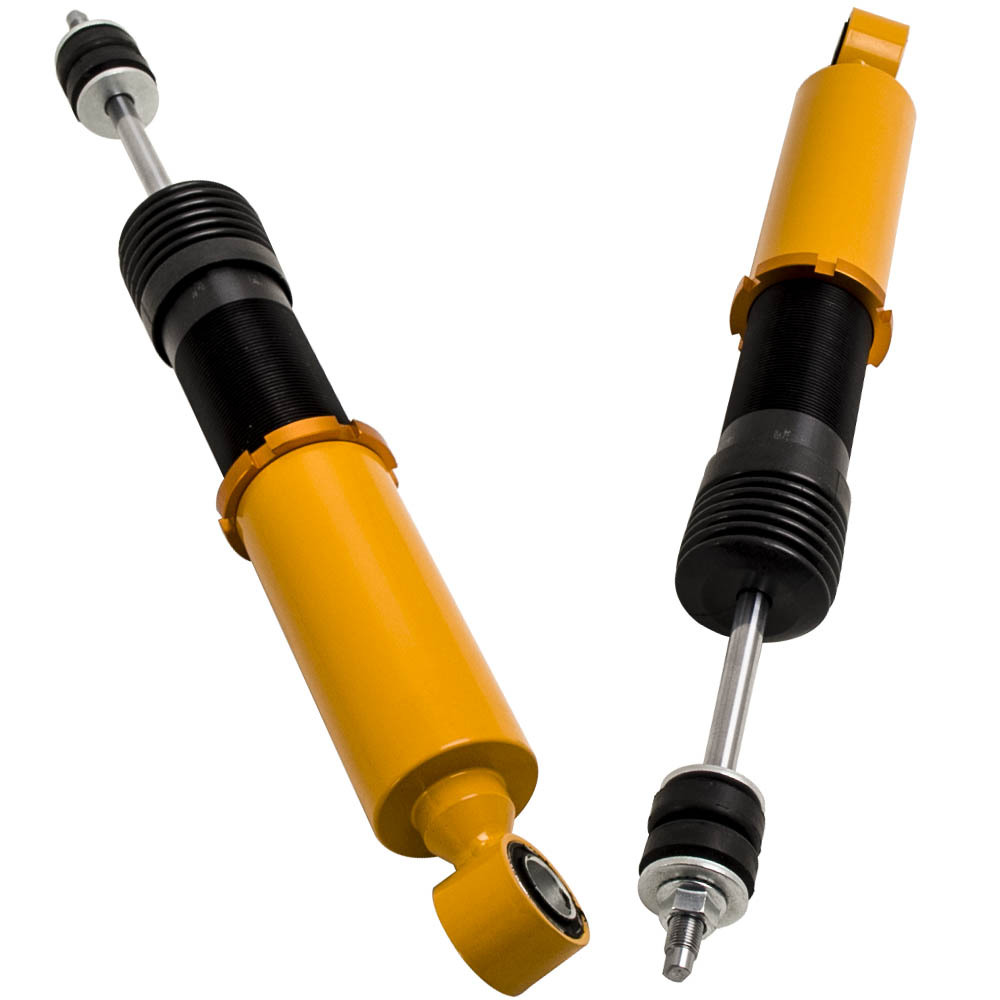 Coilovers Spring Shocks Strut Kit compatible for Toyota Yaris 13-17 Rear + Front Adj Height Lowering Kit