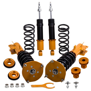 4X Amortiguadores compatibile per Volvo 850 V70 1992 1993 1994 1995 1996 1997 Coilovers Shock Lowering Kit