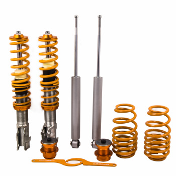 4x Ammortizzatore Sospensione Coilover Suspension Spring kit compatibile per VW Lupo 6X
