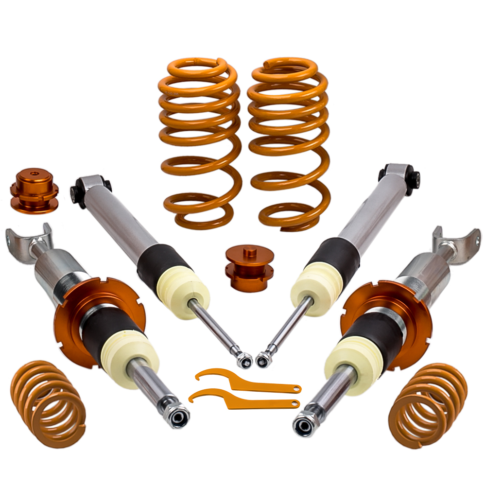 Compatible for Audi A4 B6 B7 (8E) All Models 2WD/Quattro 2001-2008 Shock Absorber Coilovers Lowering Kit