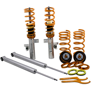 Kit molla di sospensione coilover regolabile compatibile per Ford Focus MK2 DA3 DB3 2005-2009 Lowering Kit