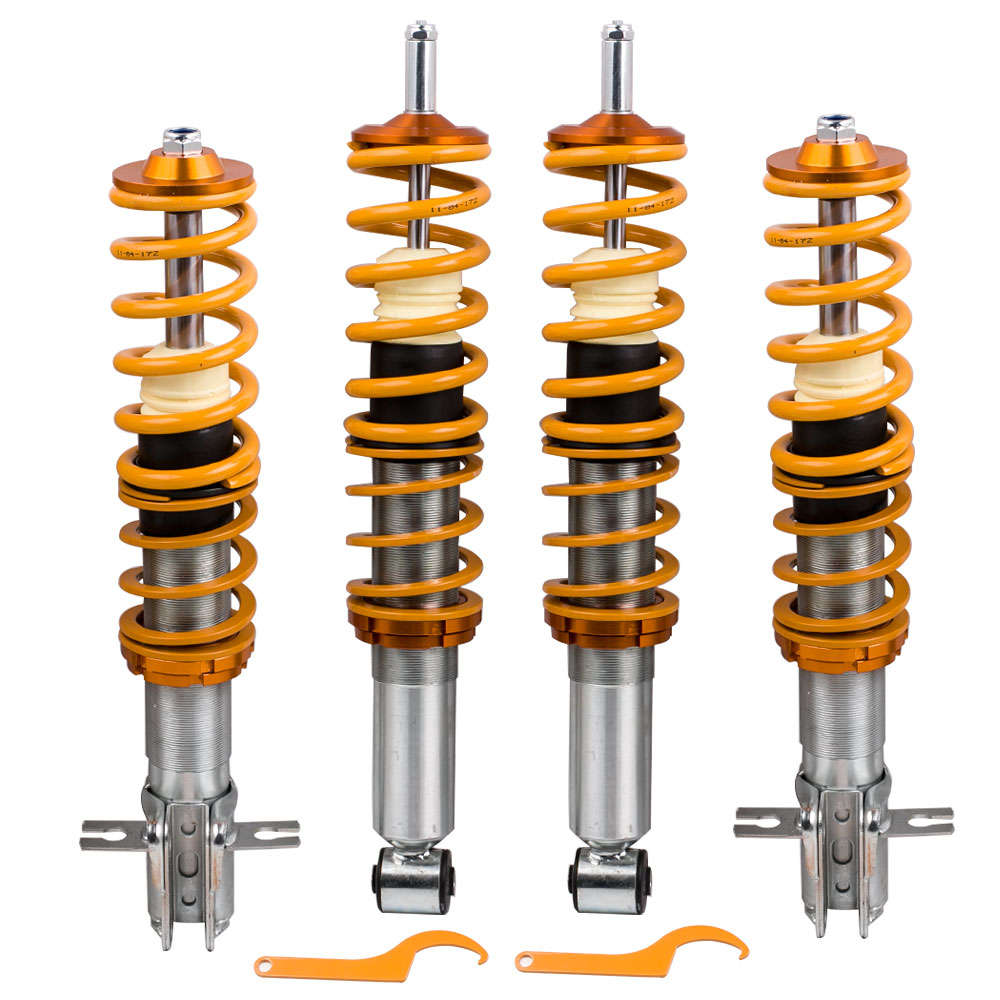 maXpeedingrods Coilovers for VW Golf IV 1998-2007, VW New Beetle 1998-2010,  for Seat Leon 1999-2006, Keep Original Height Coilovers Suspension Kit