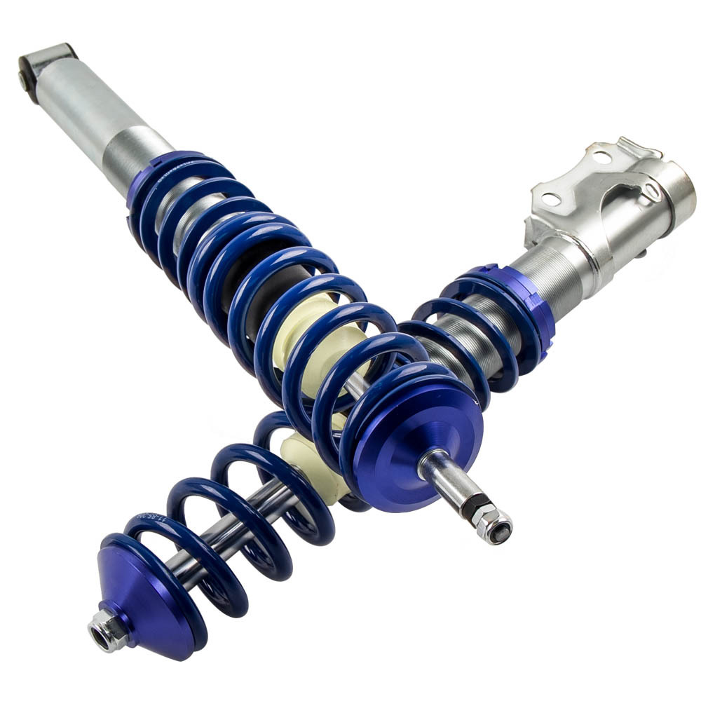 Compatible for Vw Golf MK2 MK3 Jetta Adjustable Suspension Coilovers Front Rear Lowering Kit