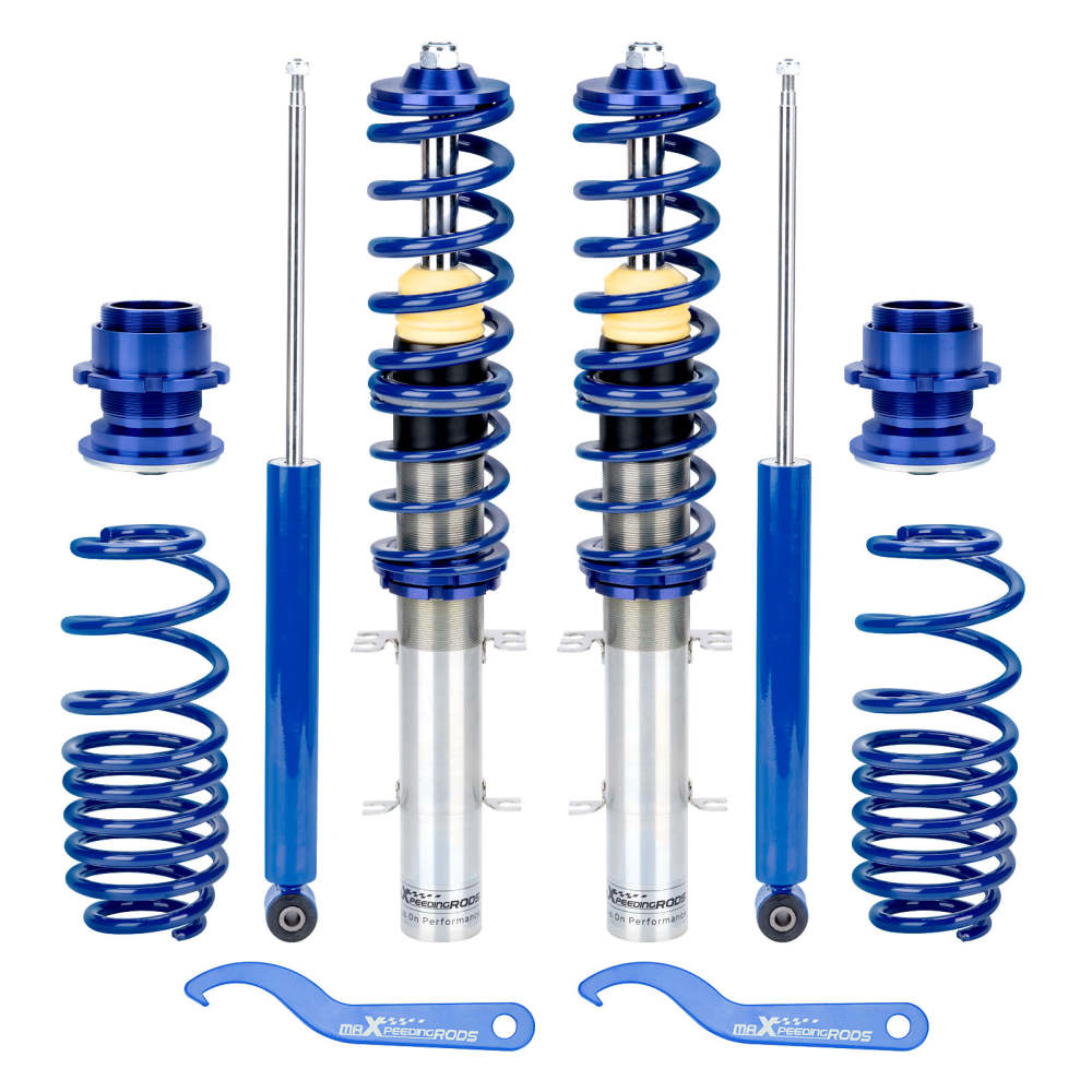 Adjustable Coilovers Absorber Springs Compatible for VW NEW BEETLE (9C1, 1C1) Compatible for FWD 1998-2010