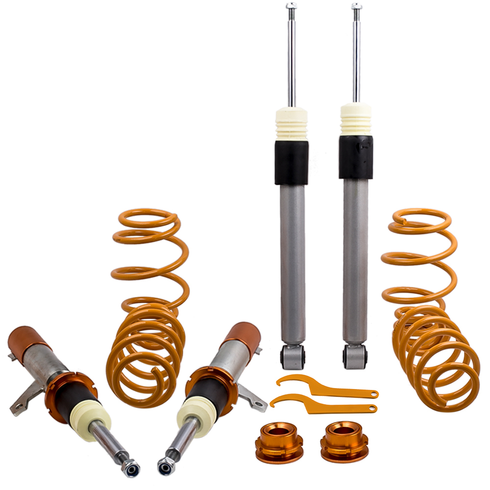 Amortisseurs Combinés Filetés compatible pour VW Jetta MK5 compatible pour Golf MK6 Passat 3Ckit dabaissement