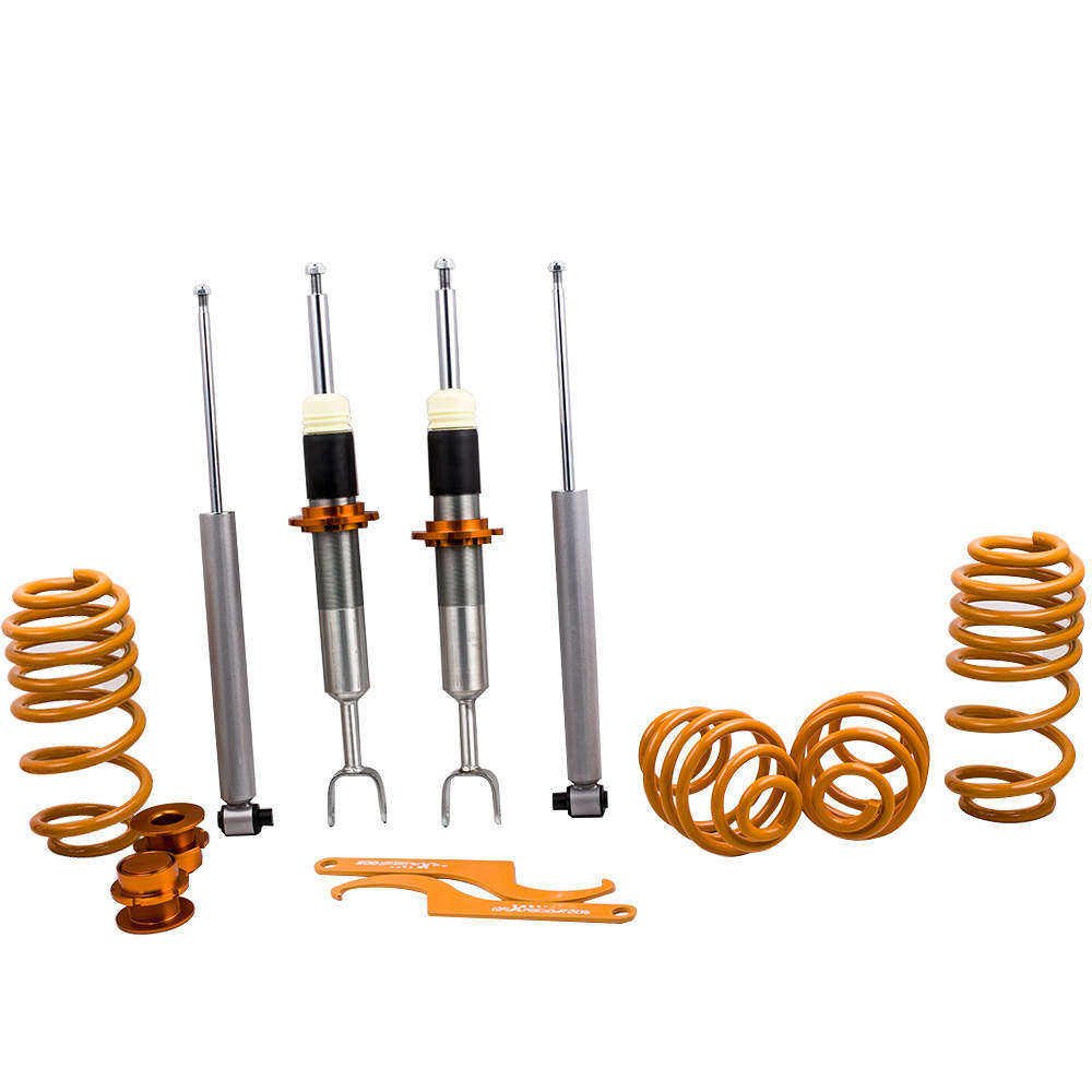 Compatible for Volkswagen Passat B5 (Typ 3B, 1996–2000)Coilovers Adjustable Lowering Suspension Coilovers Kit 