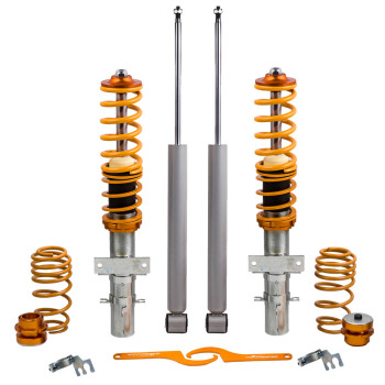 Ammortizzatori compatibile per VW Polo 6R 1.4 TDI 1.6 TDI Regolabili Sospensioni Coilovers Lowering Kit