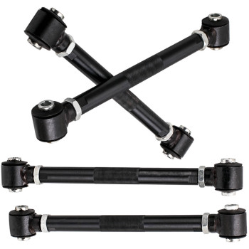 4 Pcs Rear Control Arms compatible for Acura Tsx 2004 2008 Camber Toe Suspension Kits