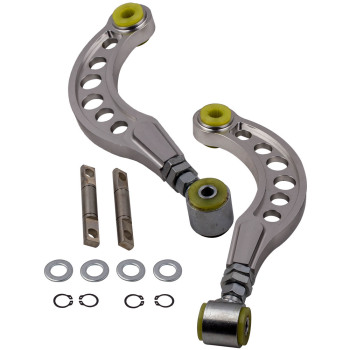 Adjustable Control Camber Arms Kits LH and RH compatible for Honda Civic Coupe 2006-2015 AD suspension arms