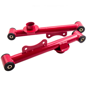Compatible pour Bras de commande tubulaires arrière inférieurs supérieurs de compatible pour Ford Mustang avec/écrou de boulon de bague