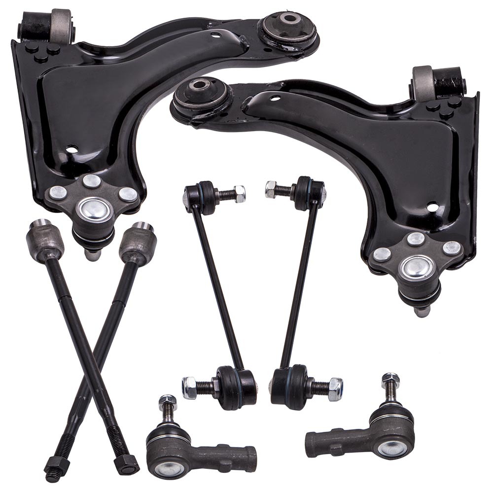 Front Suspension Lower Wishbone Arms and Drop Link compatible for VAUXHALL CORSA MK2 24428977 suspension arms