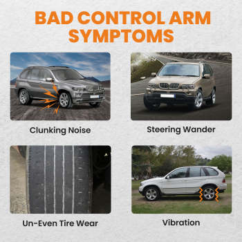 Compatible for BMW X5 E53 2000 - 2006 10 Pcs Front Ball Joint Control Arm Sway Bar Link suspension arms