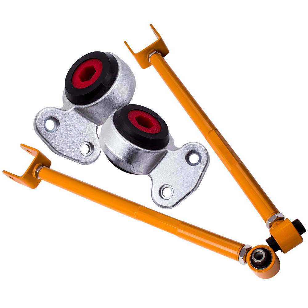 Rear Lower Camber Arms + Polyurethane Control Arm Bushings Set