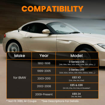 Camber Control Toe Arm compatible for BMW 3 Series E36 E46 Z4 M3 Adjustable Rear Lower suspension arms