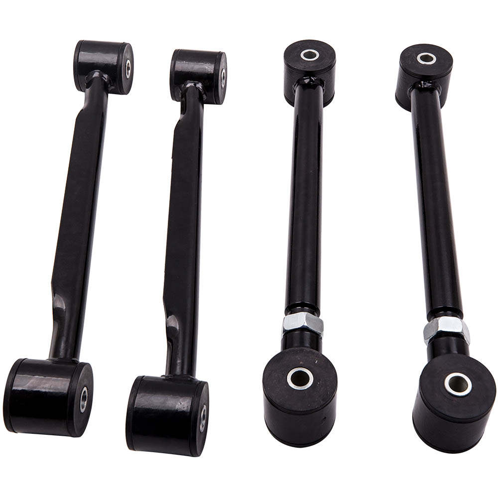Rear Trailing Control Arms 2 Upper + 2 Lower Kit Set compatible for