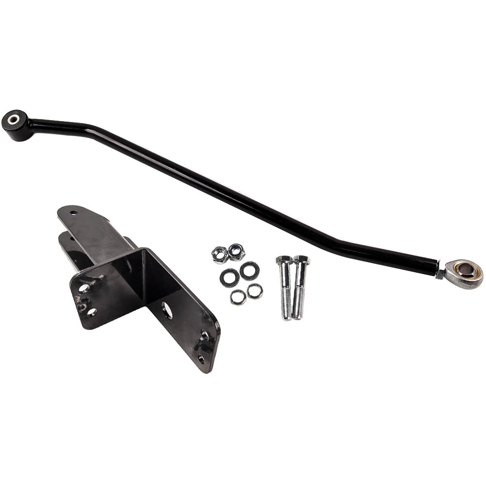 adjustable kit front track bar compatible for jeep cherokee xj w/ 4-6.5 inch lift 1984-2001