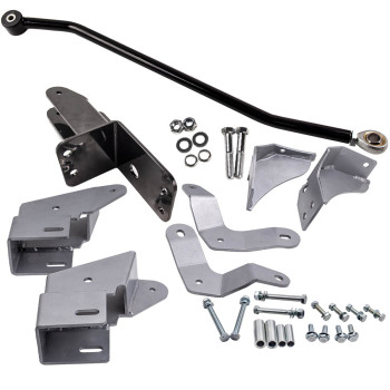 Front Track Bar compatible for Jeep Cherokee XJ 84-01 4-6.5 inch Lift w/ Drop Bracket Set