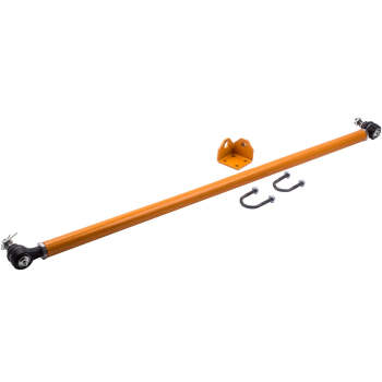 Adjustable Heavy Duty Drag Link Steering Arms Rod compatible for Nissan GU Y61 compatible for Patrol Bar suspension arms