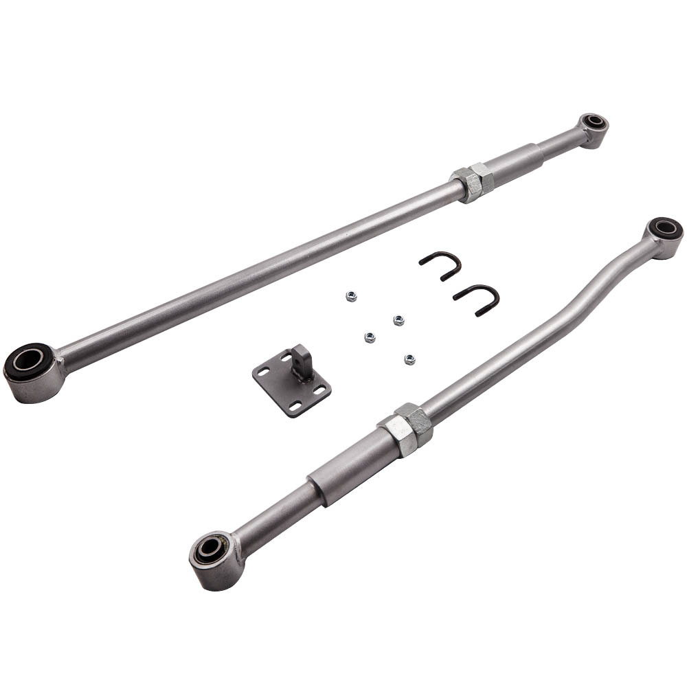 Lift 2-6 inch Front+Rear Adjustable compatible for Panhard Rod Bar compatible for Nissan Patrol GQ GU1 Y60 Y61 suspension arms