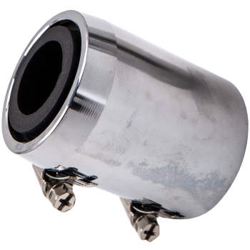 24 inch Flexible Upper or Lower Engine Cooling Water Hose Kit l w/ Chrome Caps