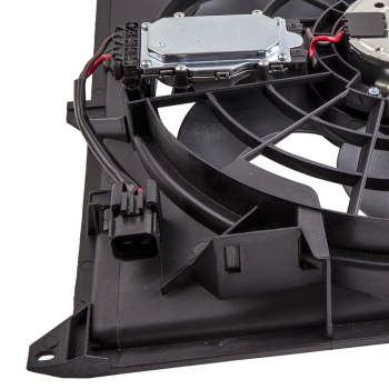 Radiator Cooling Fan Assembly compatible for BMW 3 Series E46 1998-2007 17117561757