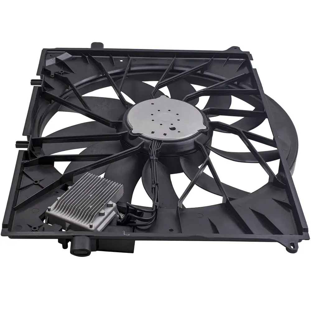 1A  A/C AC Radiator Condenser Cooling Pusher Fan 5 Blade NEW for 00-06 BMW X5
