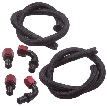 13 Rang 10AN Refroidisseur dhuile + tuyau tressé + kit de montage dadaptateur