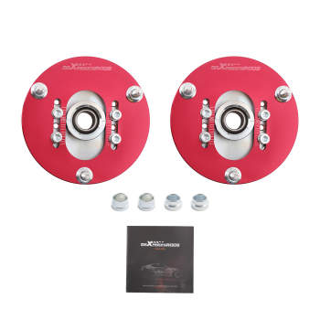 Compatible for BMW E46 318 325i 325is M3 Coilover Kit Camber Plates Pillow Adjustable Great