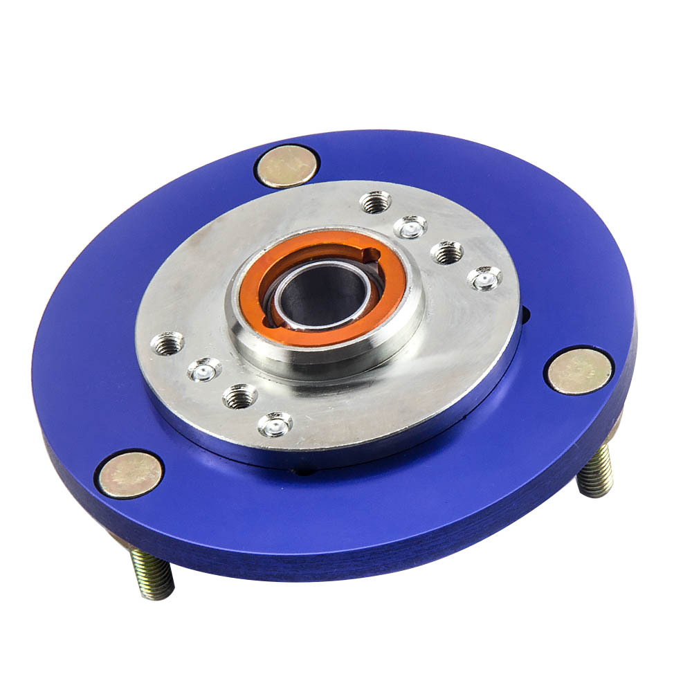 Front Adjustable Camber Plates Top Mounts compatible for Bmw E36 Coilover Shock Kit