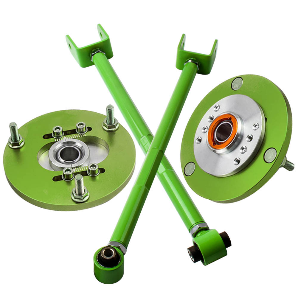 Adjustable Rear Camber Control Arms + Front Camber Plate Kit compatible for BMW E36 Z4 X3