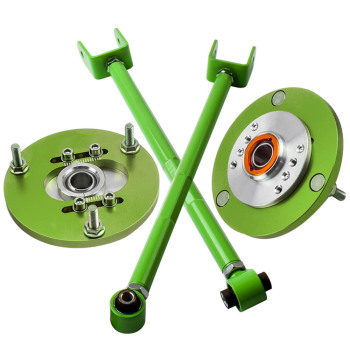 Adjustable Rear Camber Control Arms + Front Camber Plate Kit compatible for BMW E36 Z4 X3