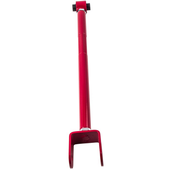 Compatible for BMW E36 Z4 X3 Adjustable Rear Camber Control Arms + Front Camber Plate Red