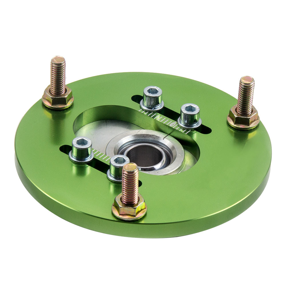 Adjustable Rear Camber Control Arms + Front Camber Plate Green compatible for BMW E46 Z4 X3