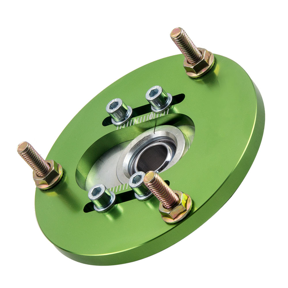 Adjustable Rear Camber Control Arms + Front Camber Plate Green compatible for BMW E46 Z4 X3