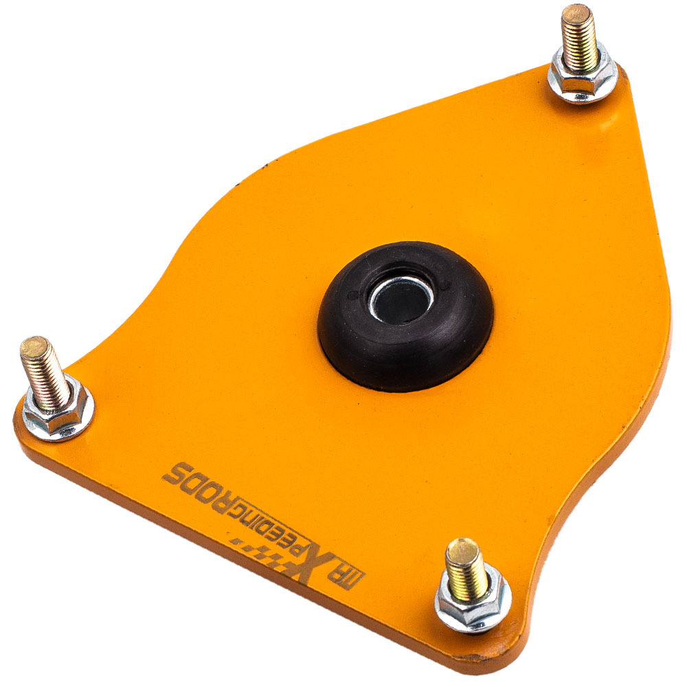 Compatible for Mini Cooper R53 R50 02-06 L+R Pillow Upper Mounts Adjustable Camber Plates