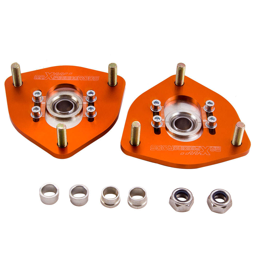 Compatible for Nissan S13 S14 S15 200SX 240SX Pillow Ball Camber Plate Front Top Mount 