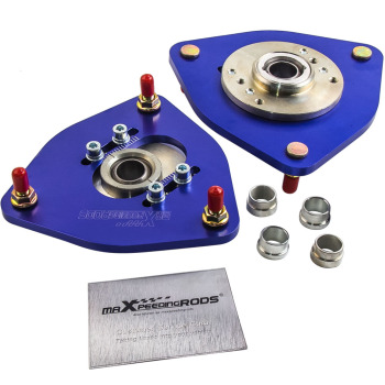 2 piezas Camber Plates compatible para Subaru Impreza GDA GDB 02-06 STi Coilover Top Mount