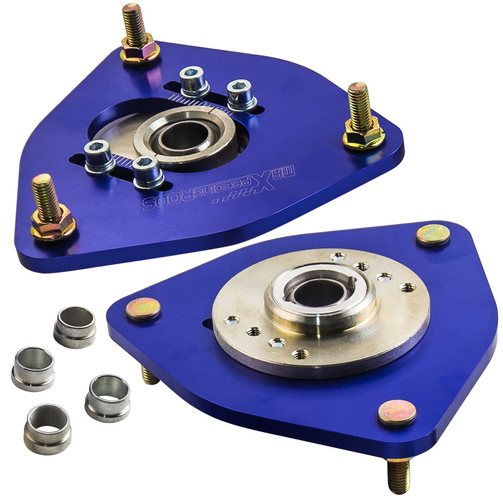 Kit de plaques de carrossage Roulements Coilover AVANT compatible pour Subaru Impreza pour Coilover