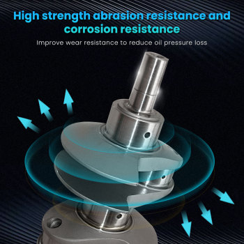 Compatible for Ford Lotus Twin Cam Elan 1600cc Billet Crankshaft Escort Europa 1800HP 72.75mm new