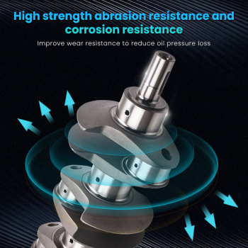 Crank 4340 Crankshaft compatible for Ford X Flow compatible for Lotus Cosworth BD BDA BDG 77.62mm 1800HP