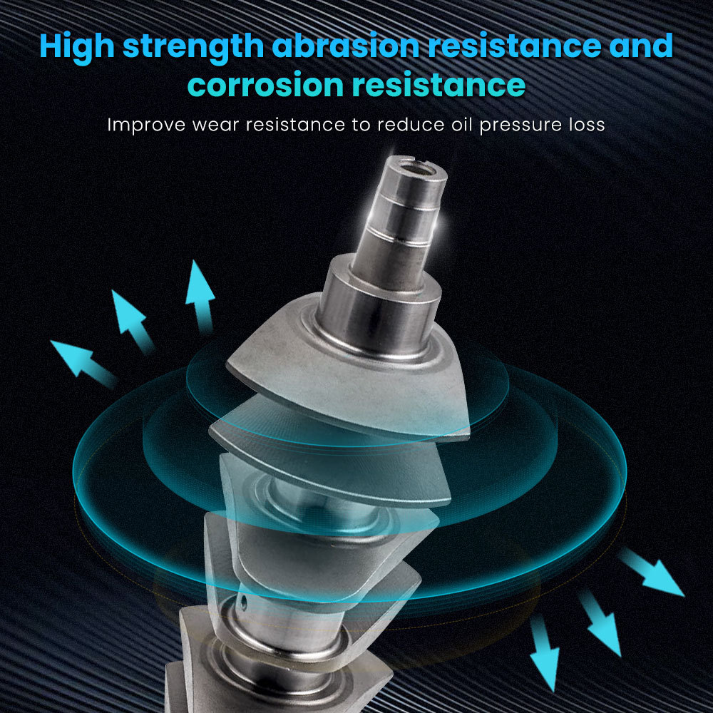 Compatible for Fiat Coupe FA/175 1993-2000 90mm Stroke Crankshaft - High Performance 4340 EN24 Billet Steel Crank