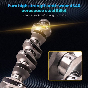 Compatible for Nissan Skyline GT-R R32 / R33 / R34  77.7mm Stroke Crankshaft - High Performance 4340 EN24 Billet Steel Crank