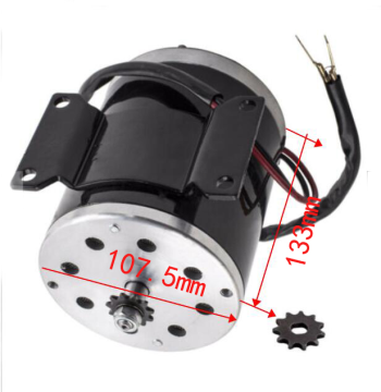 500W 24V DC Motor Eléctrico para E-Bike Scooter Cepillado DIY Motor Con Soporte