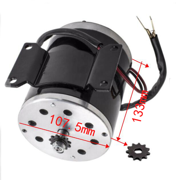 24V 500W DC moteur électrique zy1020 pour Scooter Ebike Go Kart DIY Project 24V 500W DC moteur électrique zy1020 pour Scooter Ebike Go Kart DIY Project