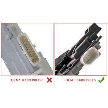 Compatible for Audi A4 S4 A5 S5 Q3 Q5 Q7 8K0839015 Door Lock Latch Actuator Rear Left 
