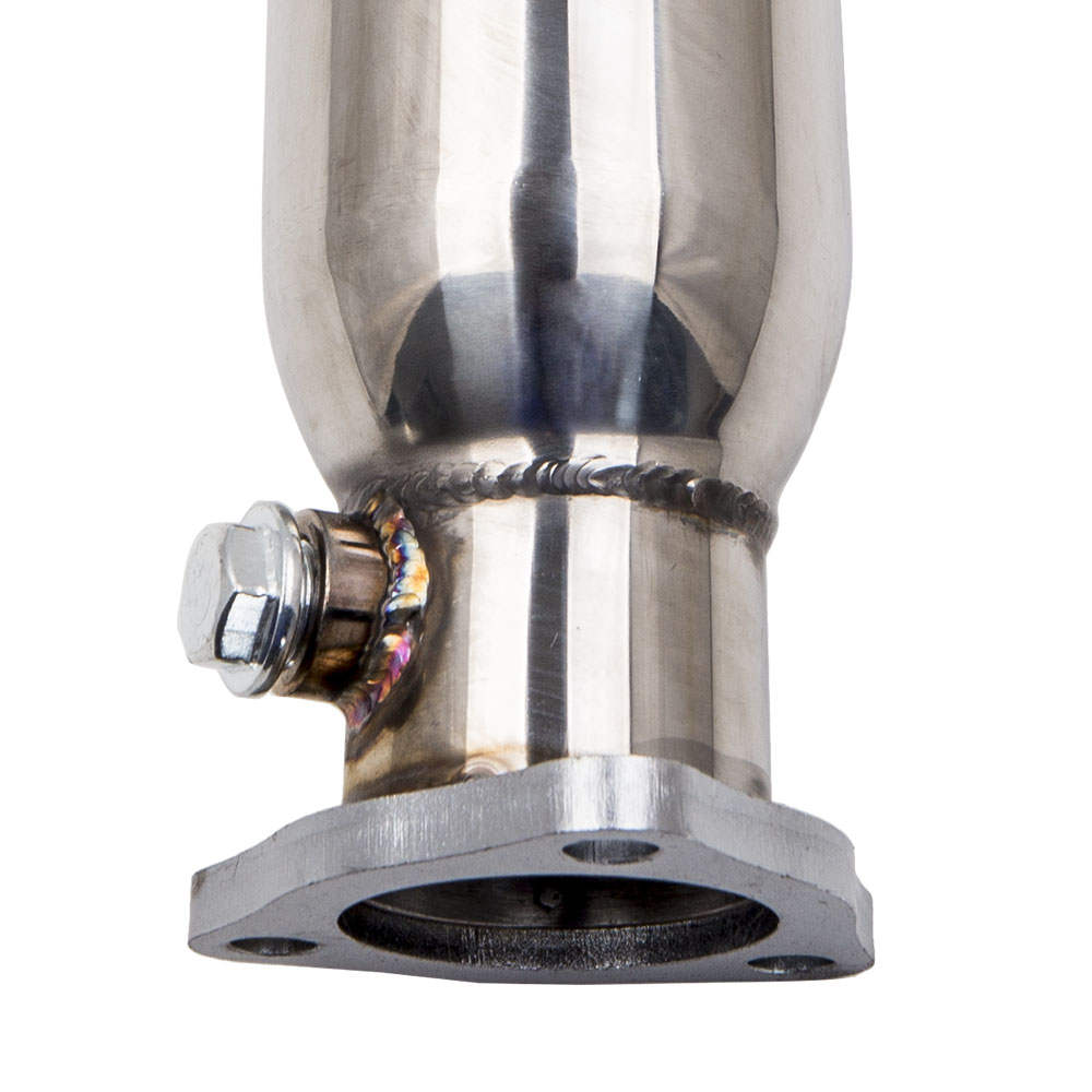 Stainless Steel High Flow Racing Test Pipe compatible for Honda Civic Del Sol 1988-2000