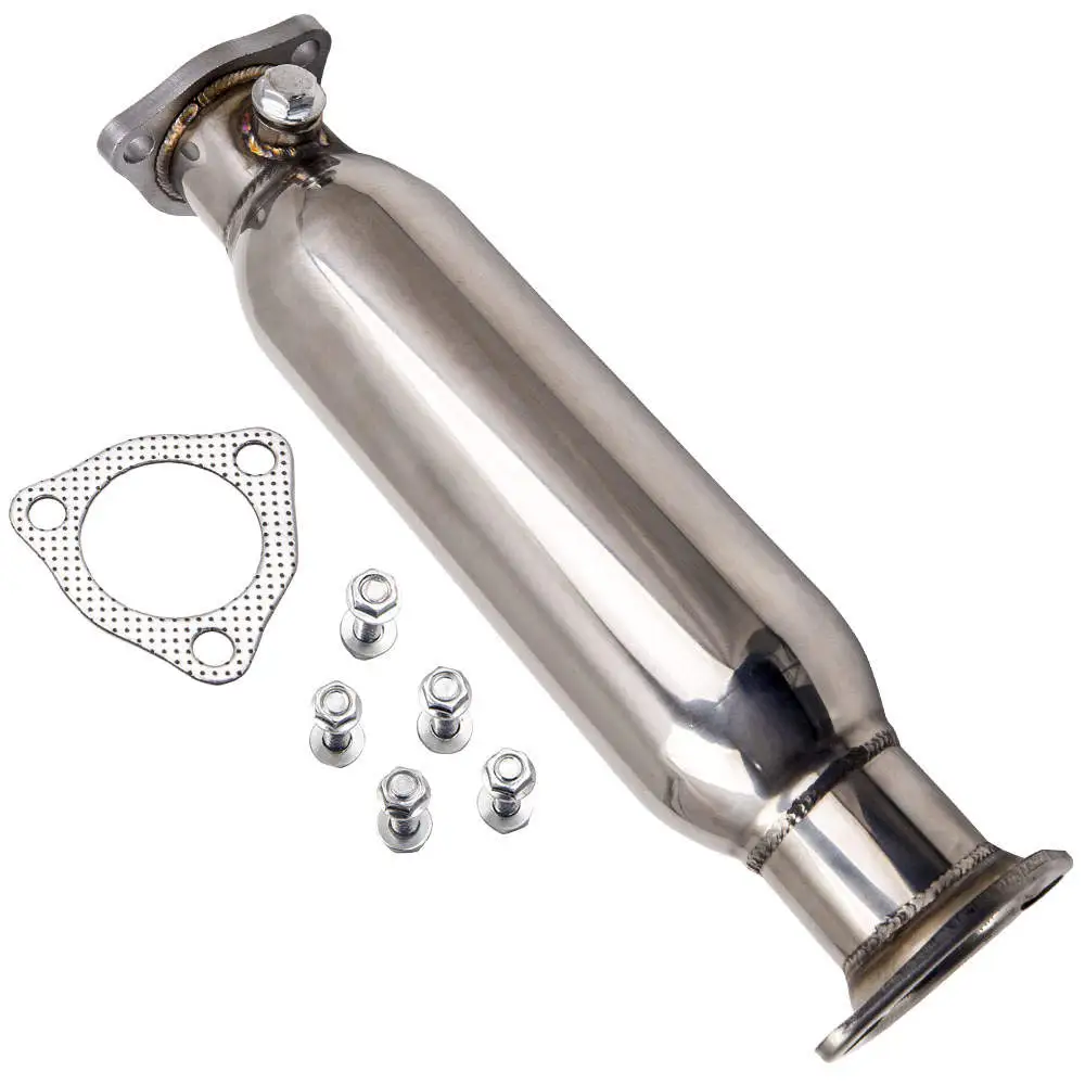 Stainless Steel High Flow Racing Test Pipe compatible for Honda Civic Del Sol 1988-2000
