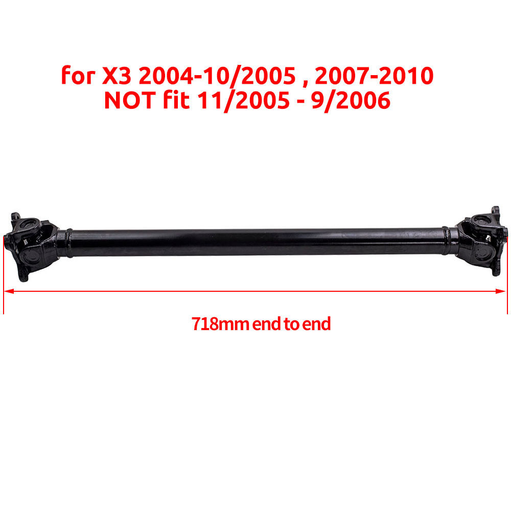 718mm Albero Trasmissione Cardanico Anteriore compatibile per BMW X3 E83 01-05 