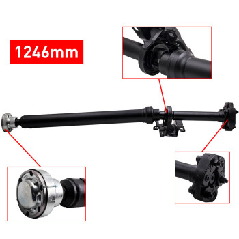 Transmission complète dellalbero di transmission dellalbero di transmission posteriore 02-10 compatible pour Vw Touareg 2002-2010 compatible pour Porsche Cayenne 1246mm 7l0521102F 95542102011